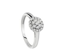 Anello Bliss Donna Rugiada in Oro bianco Diamante 20086495-13 - 20086495-13